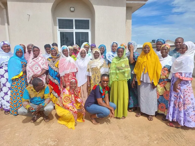 Women taking part in an advocacy training session