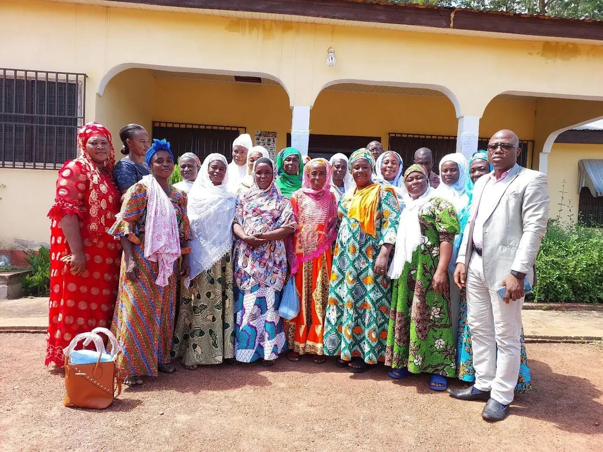 Cooperative members and a facilitator after a research validation meeting